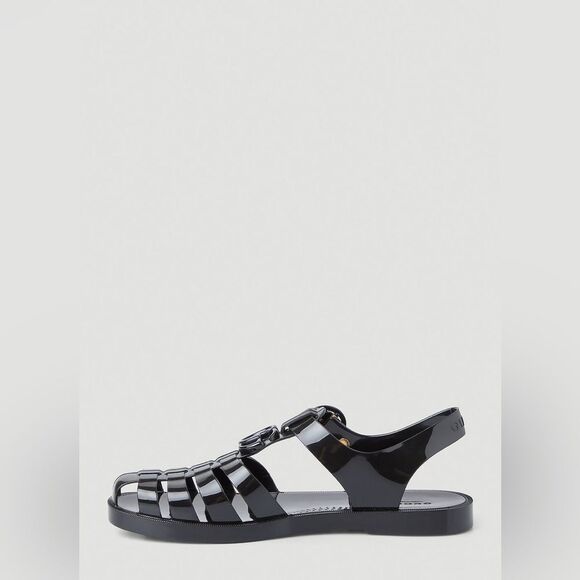 Brand new men’s Gucci Black jelly’s Sandals Us size 10 - Picture 1 of 11